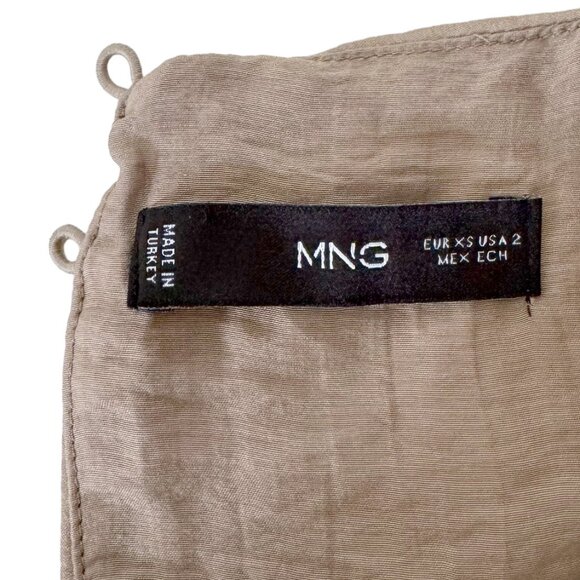 Mango Lyocel Midi-dress Size 2 - Picture 10 of 13